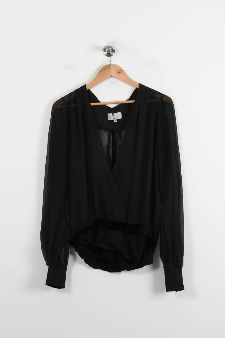 Blouse Noire - Taille M/38 de la marque Essentiel Antwerp | PARAD66297 - Vendu par Paradigme - Image 2