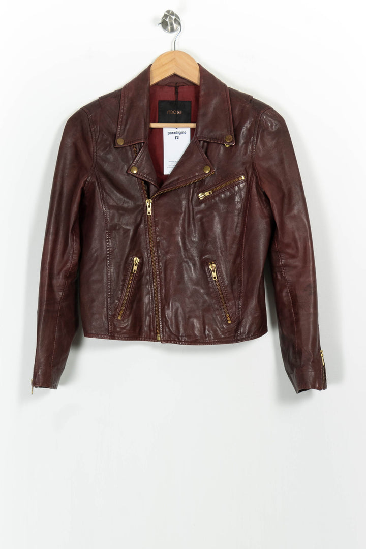 Perfecto Bordeaux - Taille L/40 de la marque Maje | PARAD66299 - Vendu par Paradigme - Image 2