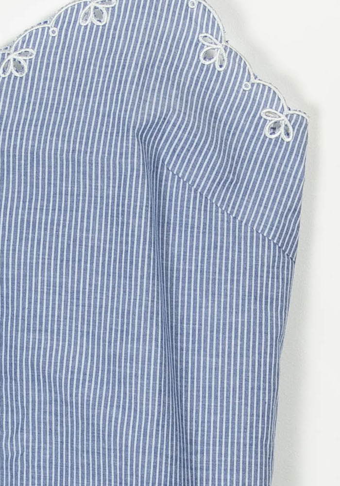 Débardeur Bleu et Blanc - Taille M/38 de la marque Grace & Mila | PARAD66304 - Vendu par Paradigme - Image 3