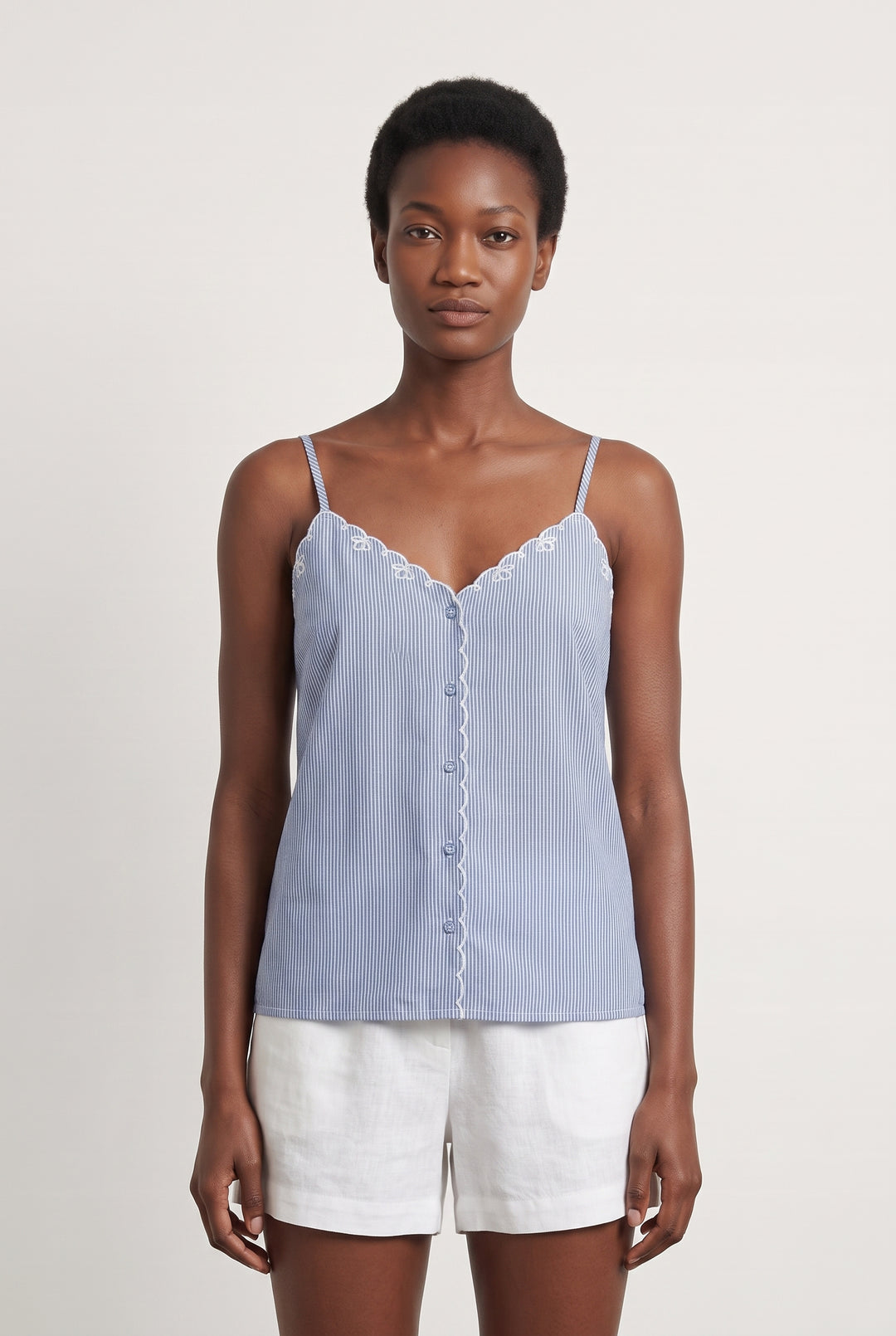 Débardeur Bleu et Blanc - Taille M/38 de la marque Grace & Mila | PARAD66304 - Vendu par Paradigme - Image 1