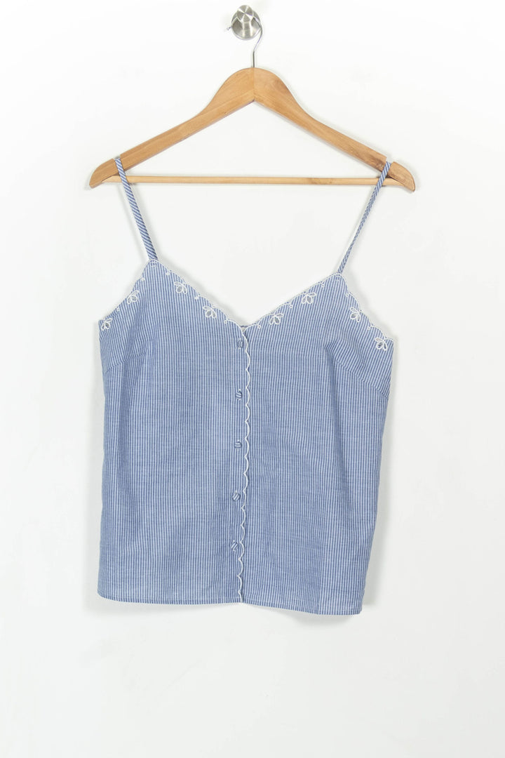 Débardeur Bleu et Blanc - Taille M/38 de la marque Grace & Mila | PARAD66304 - Vendu par Paradigme - Image 2