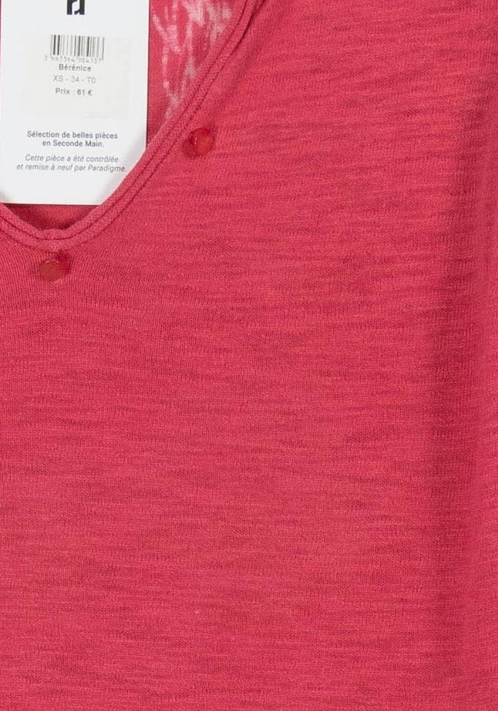 Pull Rose - Taille XS/34 de la marque Bérénice | PARAD66308 - Vendu par Paradigme - Image 3