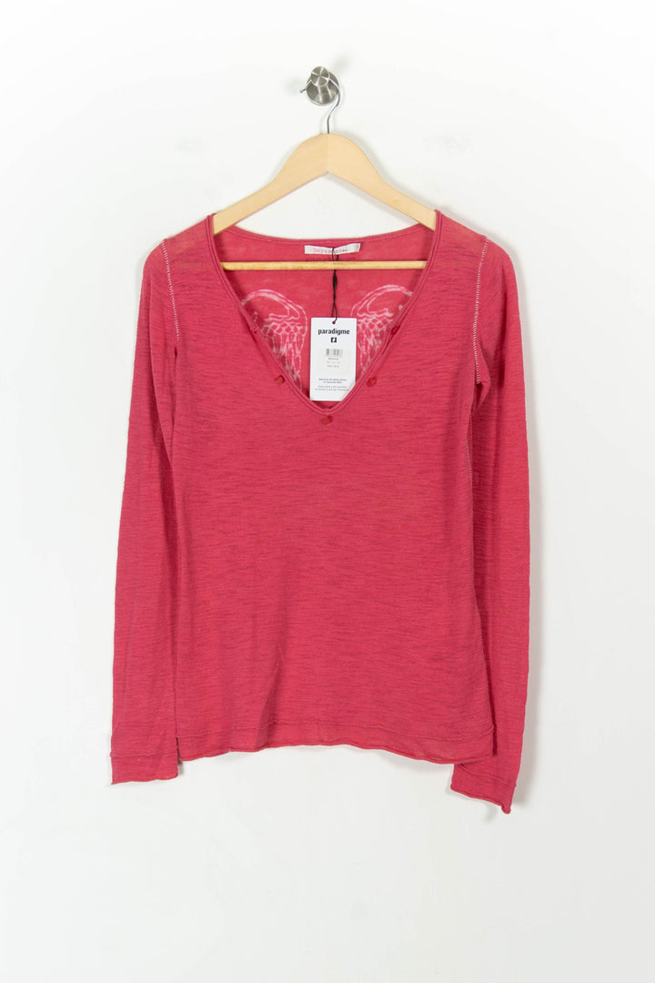 Pull Rose - Taille XS/34 de la marque Bérénice | PARAD66308 - Vendu par Paradigme - Image 2