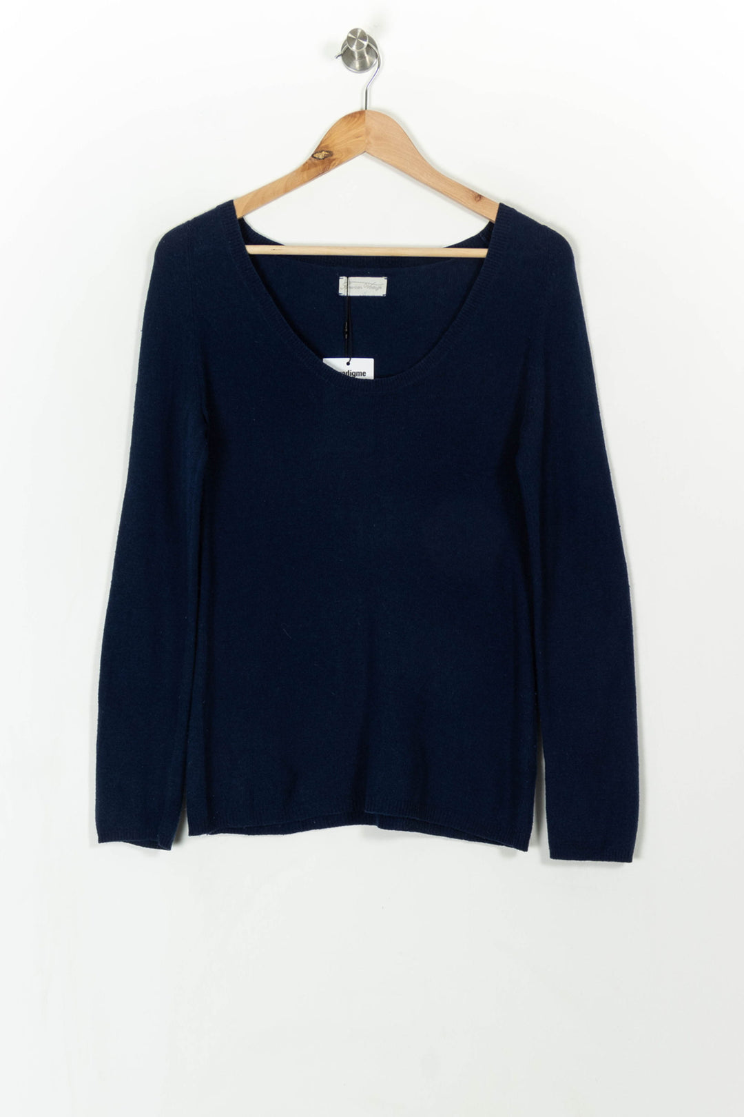 Pull Bleu - Taille M/38 de la marque American Vintage | PARAD66312 - Vendu par Paradigme - Image 2