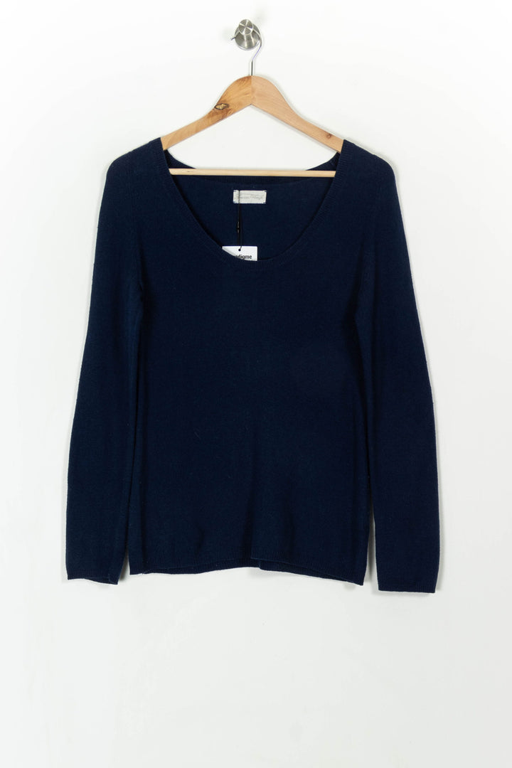 Pull Bleu - Taille M/38 de la marque American Vintage | PARAD66312 - Vendu par Paradigme - Image 2