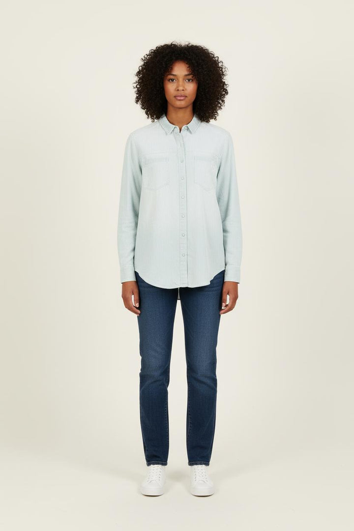 Chemise Bleue - Taille M/38 de la marque IKKS | PARAD66317 - Vendu par Paradigme - Image 1