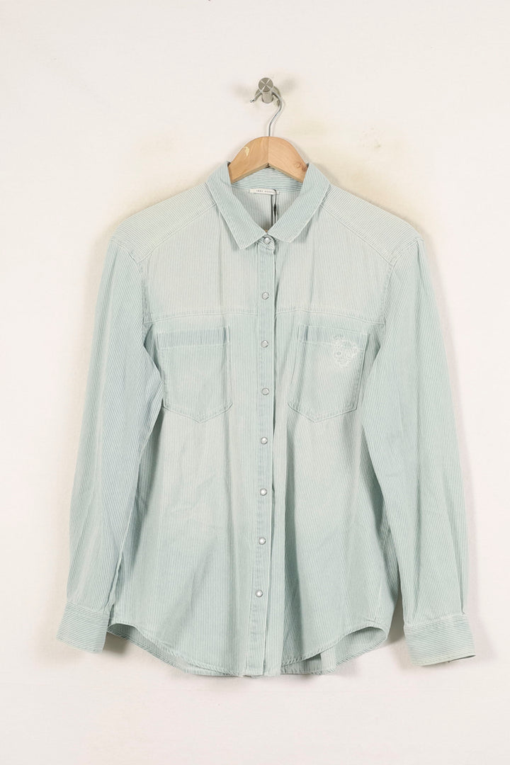 Chemise Bleue - Taille M/38 de la marque IKKS | PARAD66317 - Vendu par Paradigme - Image 2