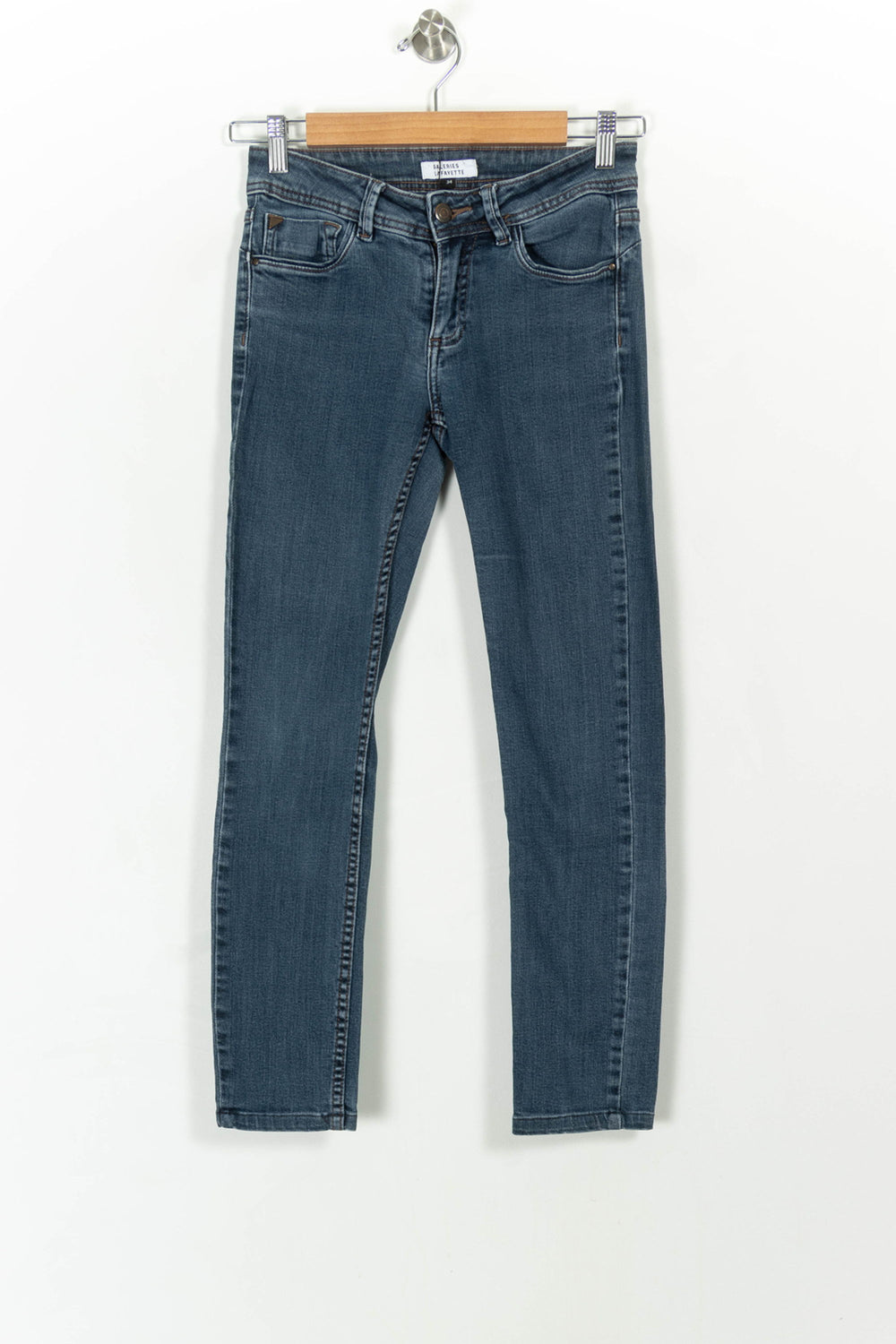 Jean Slim Bleu - Taille XS/34 de la marque Galeries Lafayette | PARAD66332 - Vendu par Paradigme - Image 2