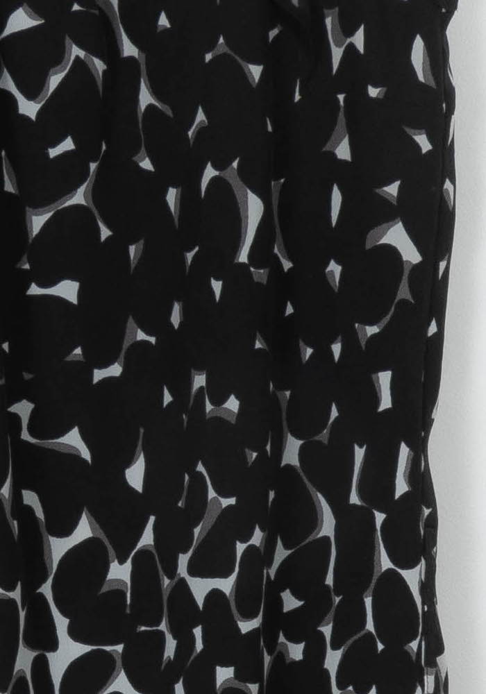 Robe Imprimée Noire et Blanche - Taille S/36 de la marque Gerard Darel | PARAD66335 - Vendu par Paradigme - Image 3