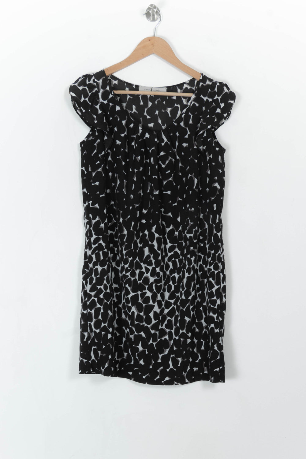 Robe Imprimée Noire et Blanche - Taille S/36 de la marque Gerard Darel | PARAD66335 - Vendu par Paradigme - Image 2