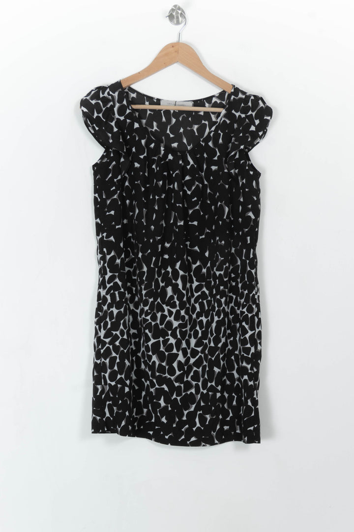 Robe Imprimée Noire et Blanche - Taille S/36 de la marque Gerard Darel | PARAD66335 - Vendu par Paradigme - Image 2