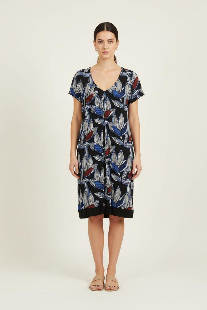 Robe Noire et Multicolore - Taille L/40 de la marque La Fée Maraboutée | PARAD66337 - Vendu par Paradigme - Image 1