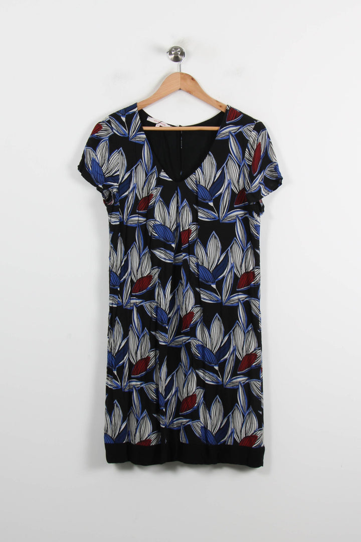 Robe Noire et Multicolore - Taille L/40 de la marque La Fée Maraboutée | PARAD66337 - Vendu par Paradigme - Image 2