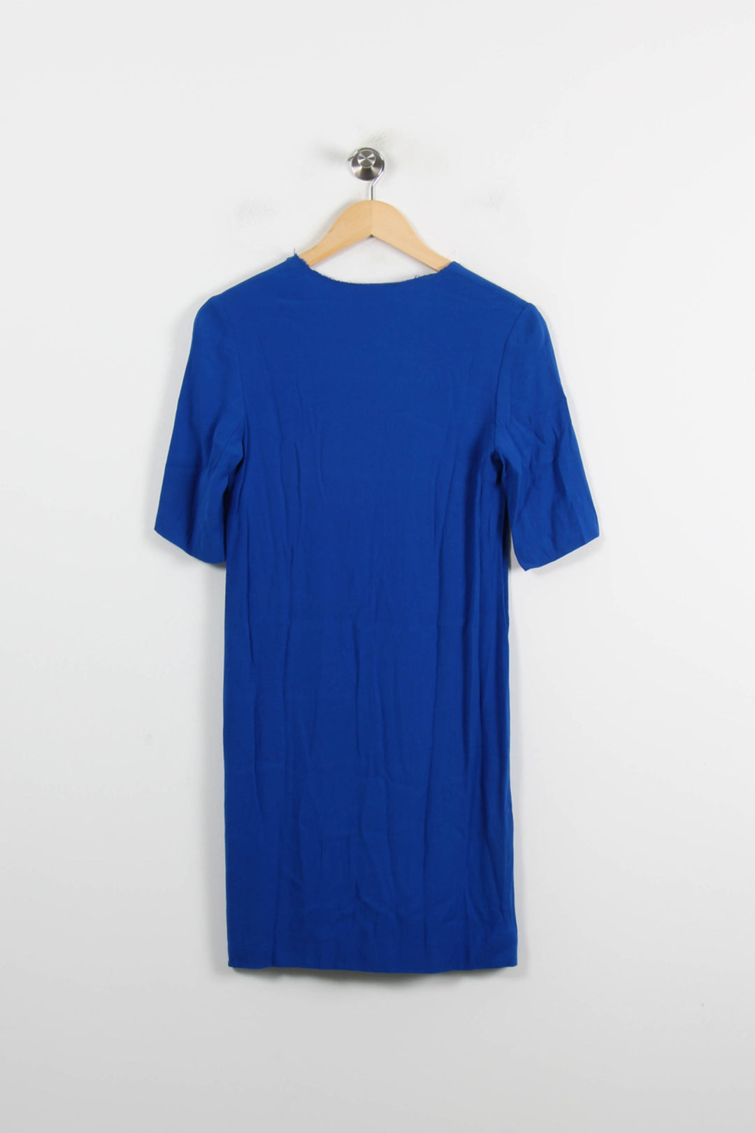 Robe Droite Bleue - Taille S/36 de la marque Sandro | PARAD66338 - Vendu par Paradigme - Image 4