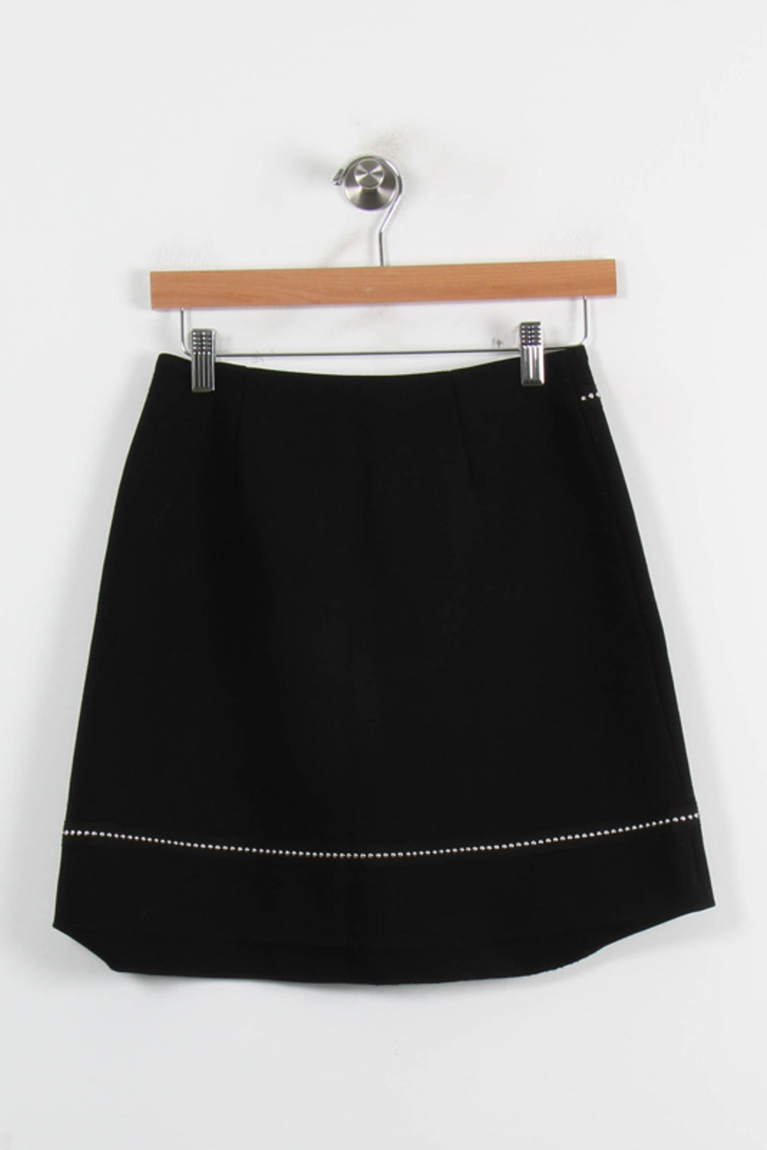 Jupe Zippée Noire - Taille S/36 de la marque Maje | PARAD66340 - Vendu par Paradigme - Image 4
