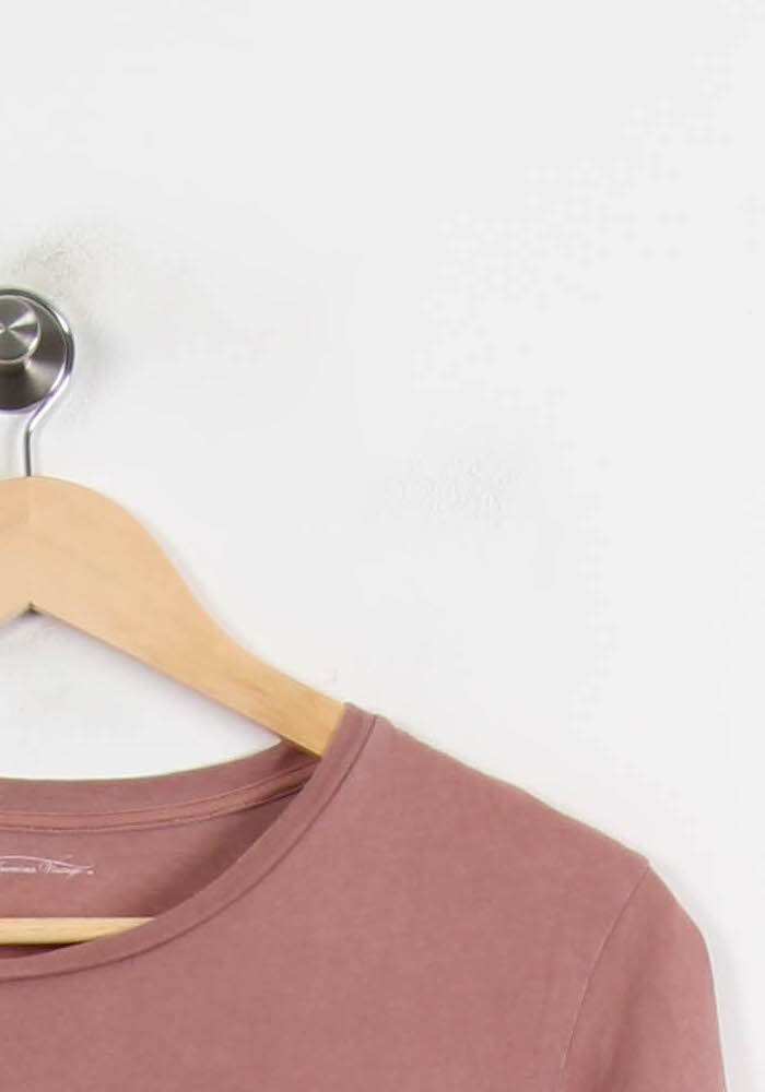 Tee-shirt Rose - Taille S/36 de la marque American Vintage | PARAD66343 - Vendu par Paradigme - Image 3