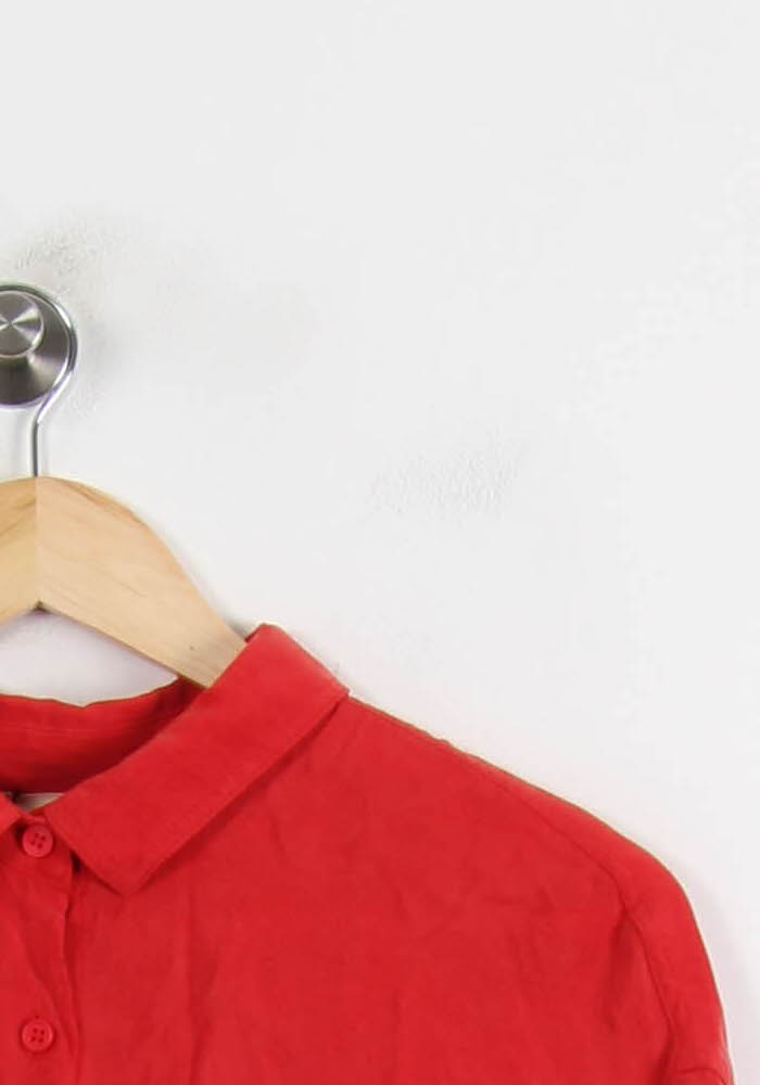 Chemise Rouge - Taille S/36 de la marque American Vintage | PARAD66345 - Vendu par Paradigme - Image 3