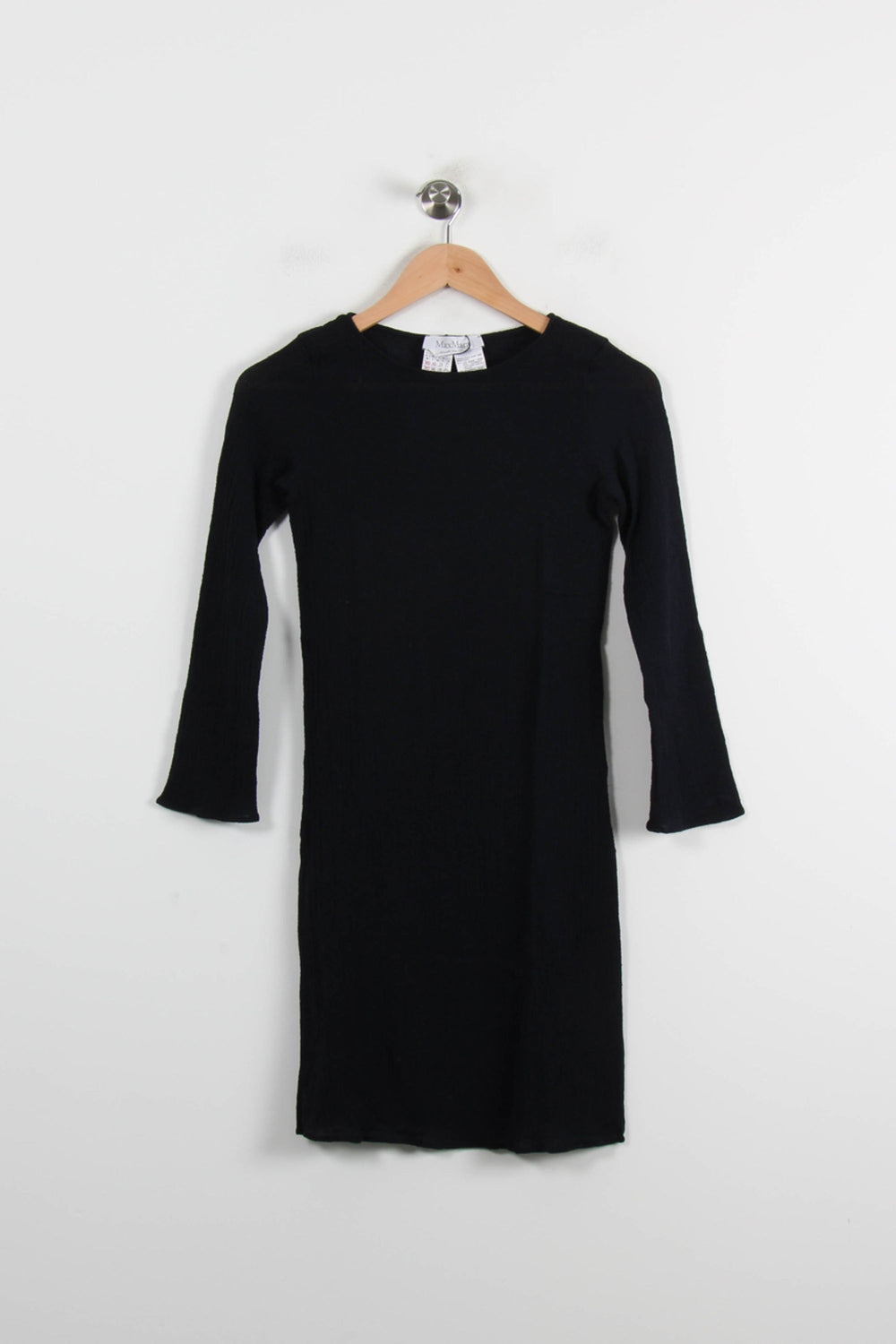 Robe Courte Noire - Taille S/36 de la marque Max Mara | PARAD66349 - Vendu par Paradigme - Image 2