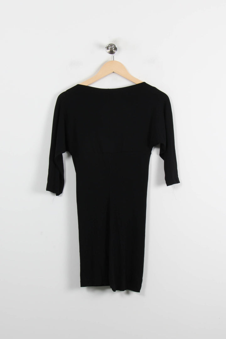 Robe Courte Noire - Taille S/36 de la marque Max Mara | PARAD66350 - Vendu par Paradigme - Image 4