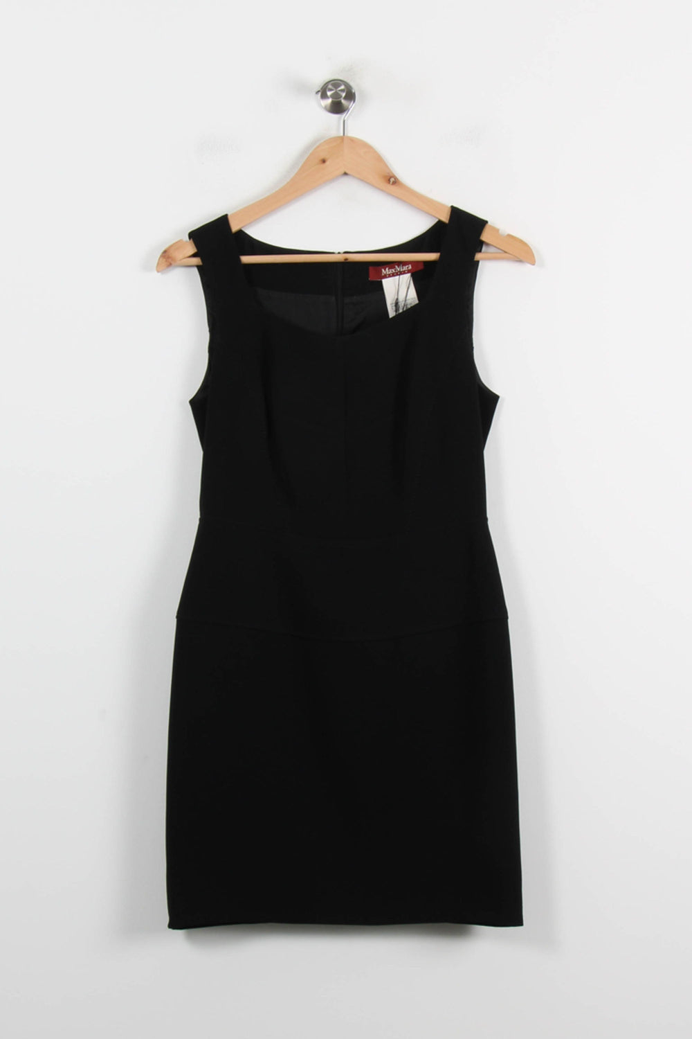 Robe Sans Manches Noire - Taille S/36 de la marque Max Mara | PARAD66351 - Vendu par Paradigme - Image 2