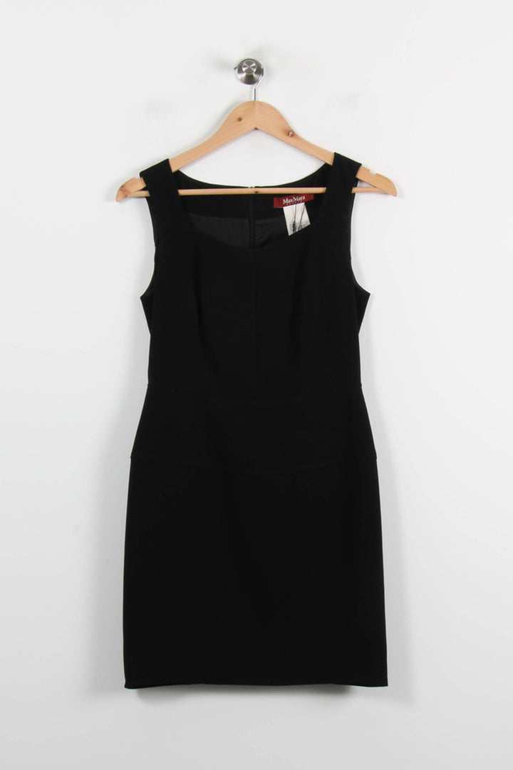 Robe Sans Manches Noire - Taille S/36 de la marque Max Mara | PARAD66351 - Vendu par Paradigme - Image 2