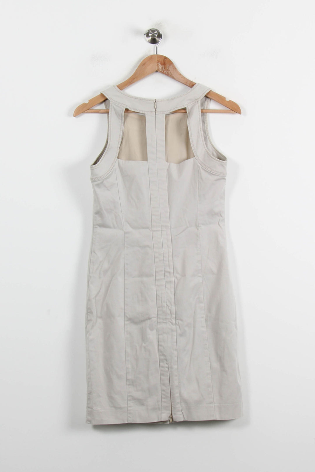 Robe Midi Blanche - Taille S/36 de la marque Max Mara | PARAD66352 - Vendu par Paradigme - Image 4
