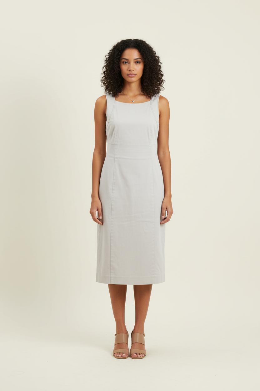 Robe Midi Blanche - Taille S/36 de la marque Max Mara | PARAD66352 - Vendu par Paradigme - Image 1