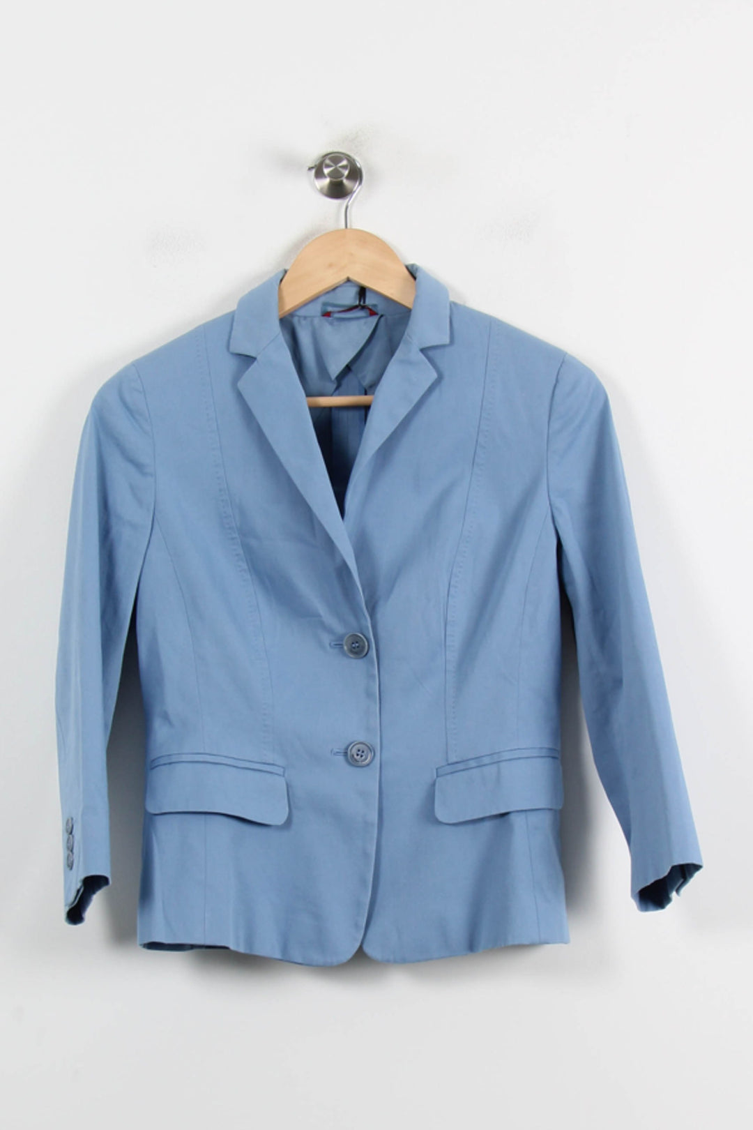 Blazer Bleu - Taille M/38 de la marque Max Mara | PARAD66354 - Vendu par Paradigme - Image 2