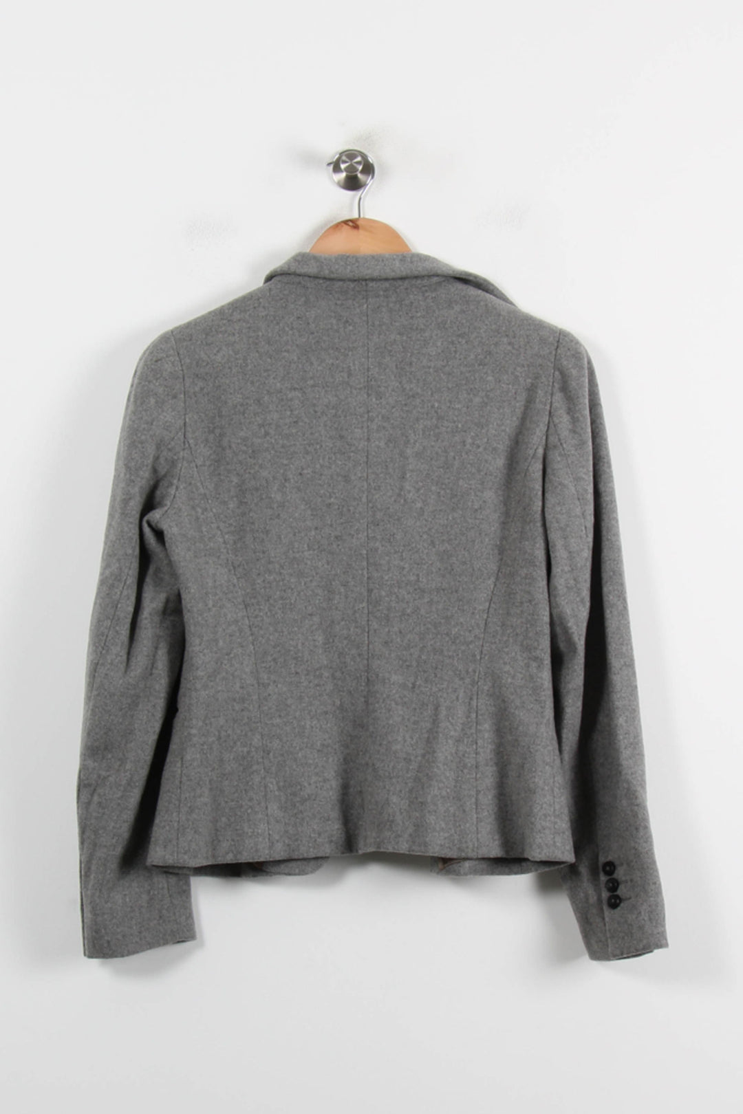 Blazer Gris - Taille M/38 de la marque Max Mara | PARAD66360 - Vendu par Paradigme - Image 4