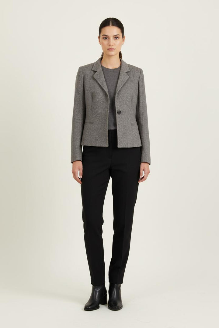 Veste Grise - Taille M/38 de la marque Max Mara | PARAD66361 - Vendu par Paradigme - Image 1