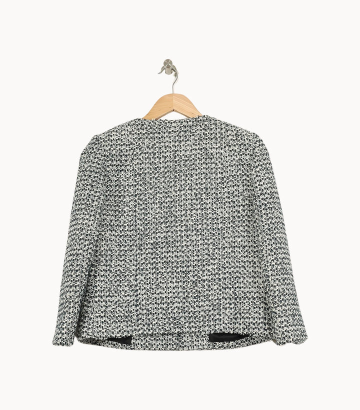 Veste Blanche et Noire - Taille S/36 de la marque Tara Jarmon | PARAD66365 - Vendu par Paradigme - Image 4