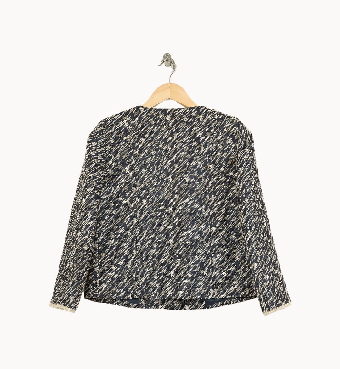 Veste Bleu et Beige - Taille S/36 de la marque Tara Jarmon | PARAD66366 - Vendu par Paradigme - Image 4