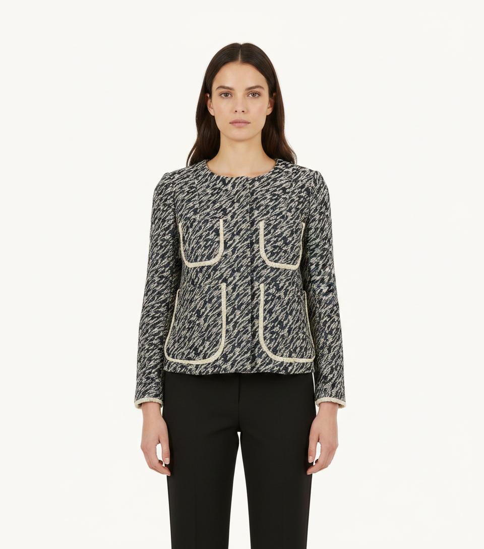 Veste Bleu et Beige - Taille S/36