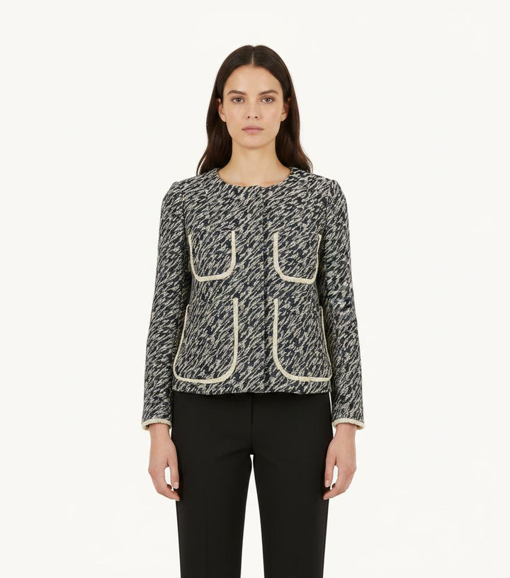 Veste Bleu et Beige - Taille S/36