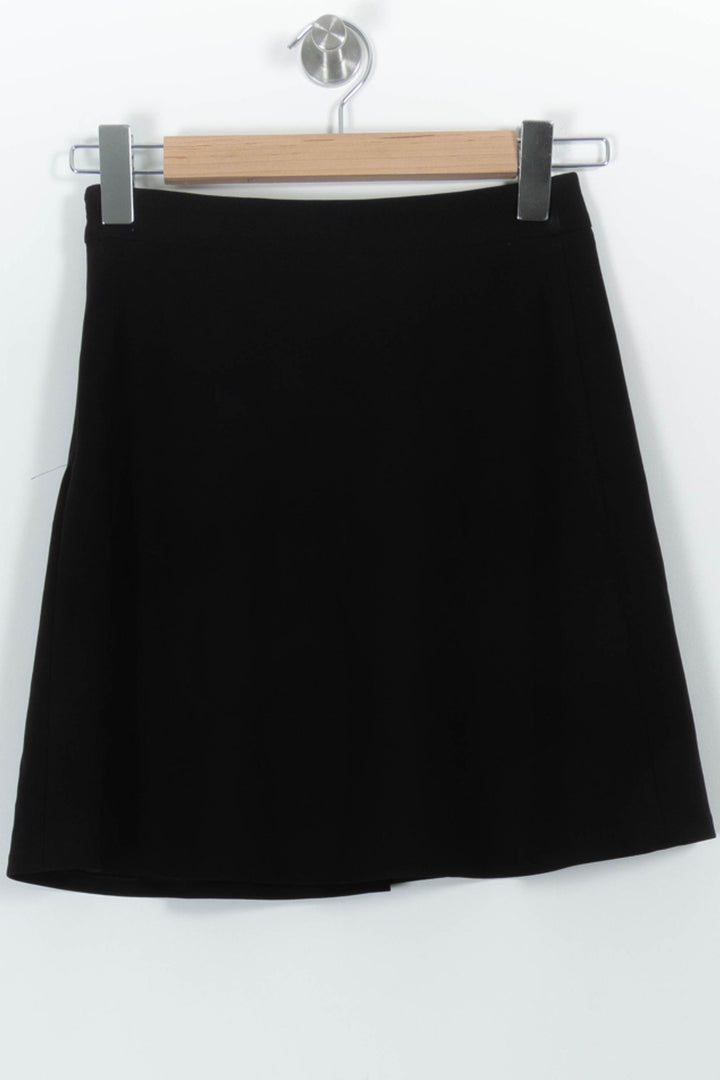Jupe Courte Noire - Taille XS/34 de la marque Claudie Pierlot | PARAD66370 - Vendu par Paradigme - Image 4