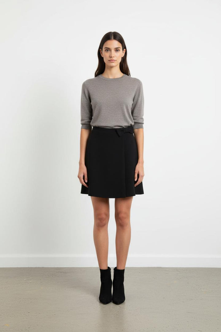 Jupe Courte Noire - Taille XS/34 de la marque Claudie Pierlot | PARAD66370 - Vendu par Paradigme - Image 1