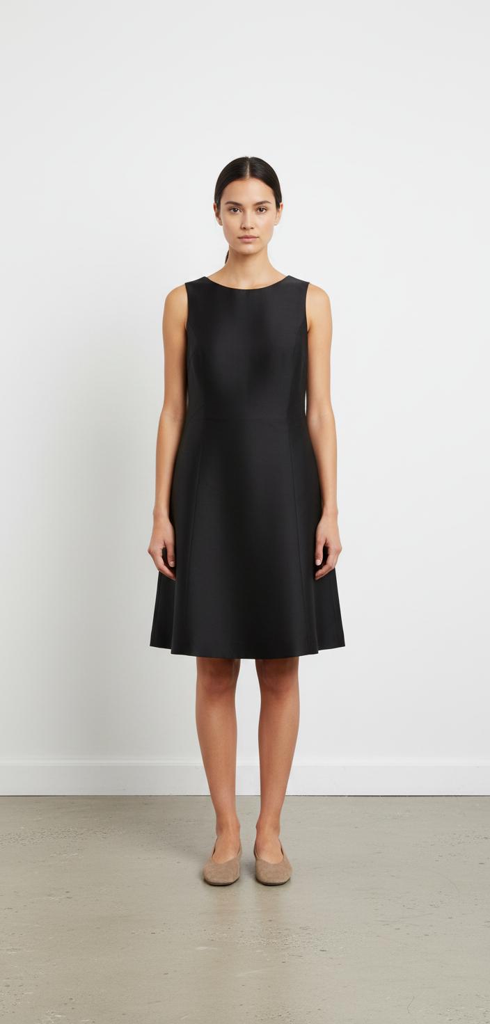 Robe Évasée Noire - Taille XS/34