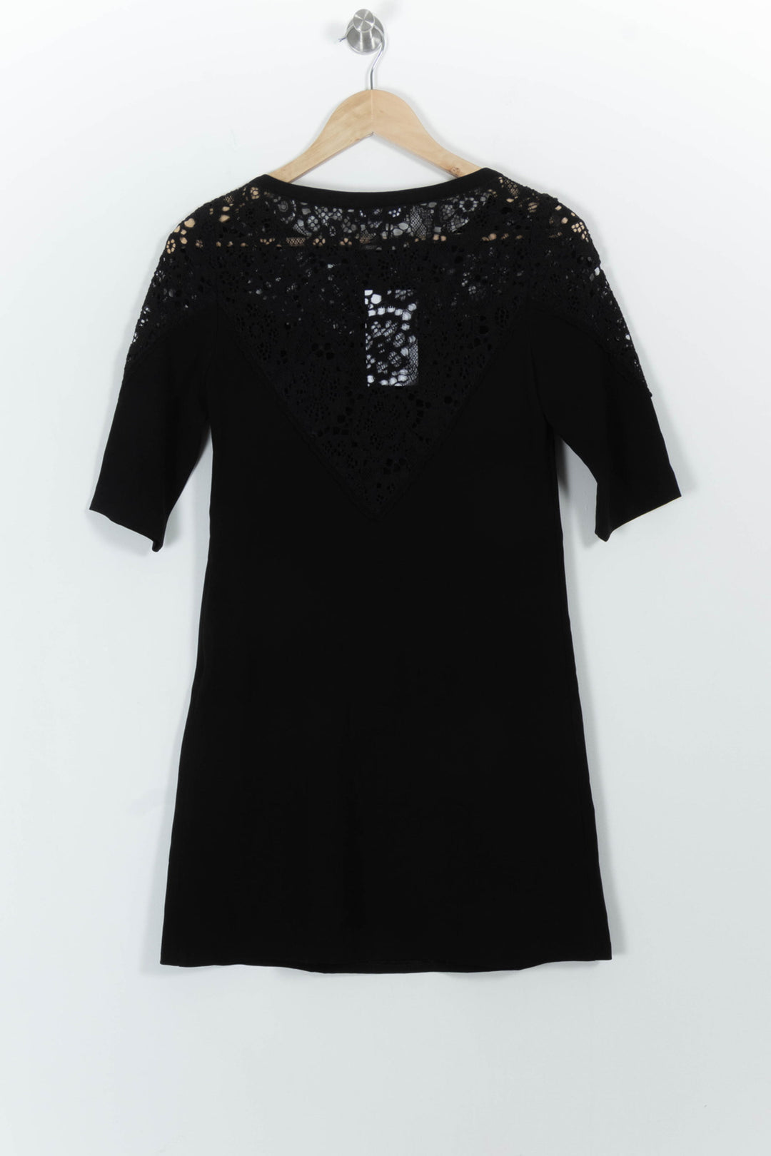 Robe Droite Noire - Taille XS/34 de la marque Claudie Pierlot | PARAD66373 - Vendu par Paradigme - Image 4