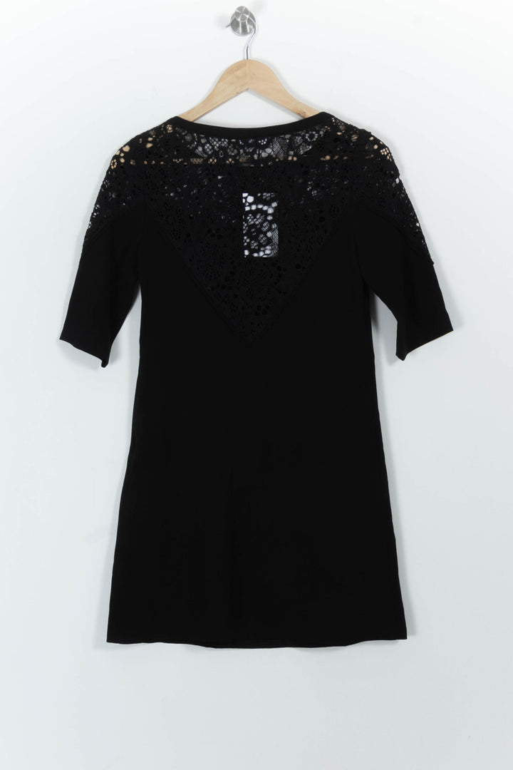 Robe Droite Noire - Taille XS/34 de la marque Claudie Pierlot | PARAD66373 - Vendu par Paradigme - Image 4