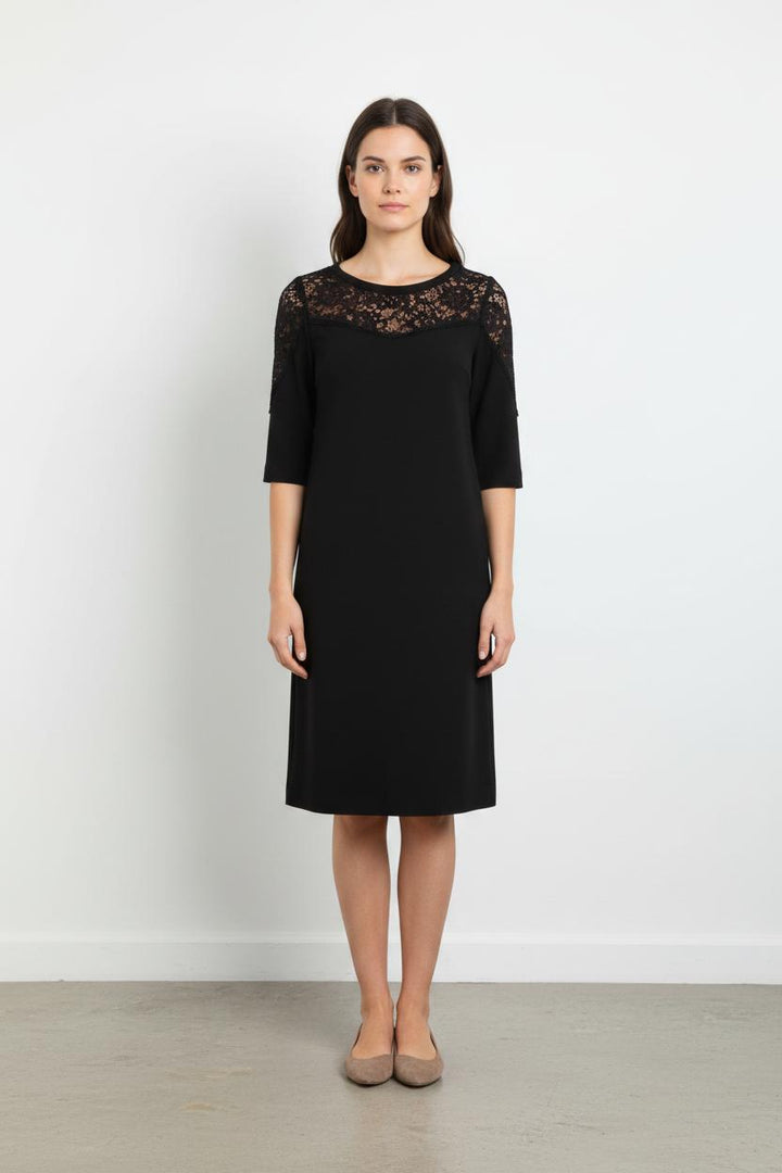 Robe Droite Noire - Taille XS/34 de la marque Claudie Pierlot | PARAD66373 - Vendu par Paradigme - Image 1