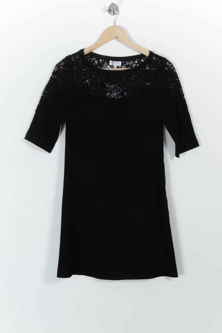 Robe Droite Noire - Taille XS/34 de la marque Claudie Pierlot | PARAD66373 - Vendu par Paradigme - Image 2