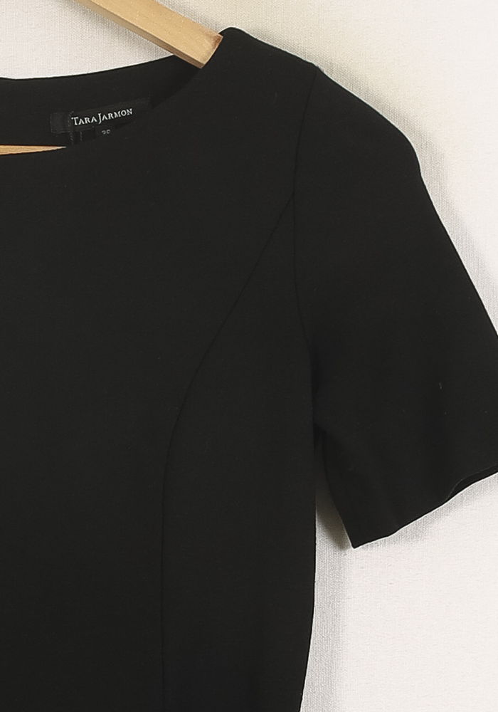 Robe Noire - Taille S/36 de la marque Tara Jarmon | PARAD66379 - Vendu par Paradigme - Image 3