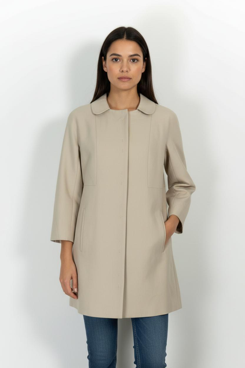 Manteau Beige - Taille S/36 de la marque Tara Jarmon | PARAD66382 - Vendu par Paradigme - Image 1