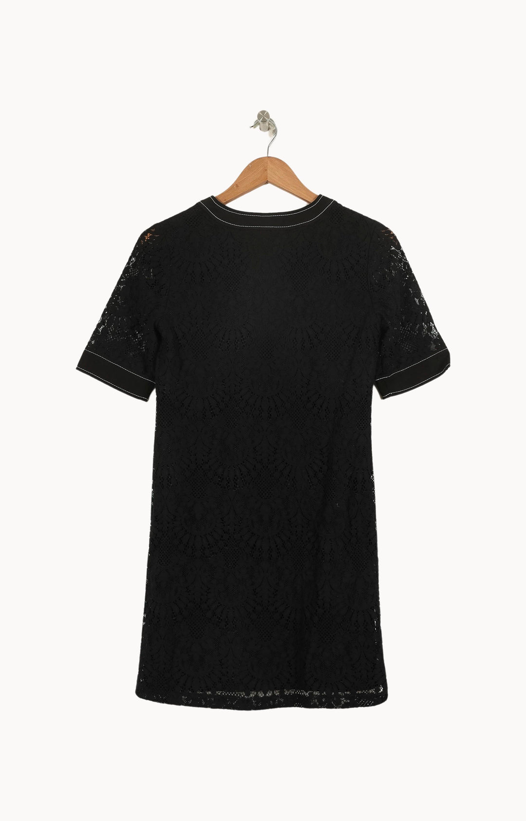Robe Mi-Longue Noire - Taille XS/34 de la marque Claudie Pierlot | PARAD66384 - Vendu par Paradigme - Image 4