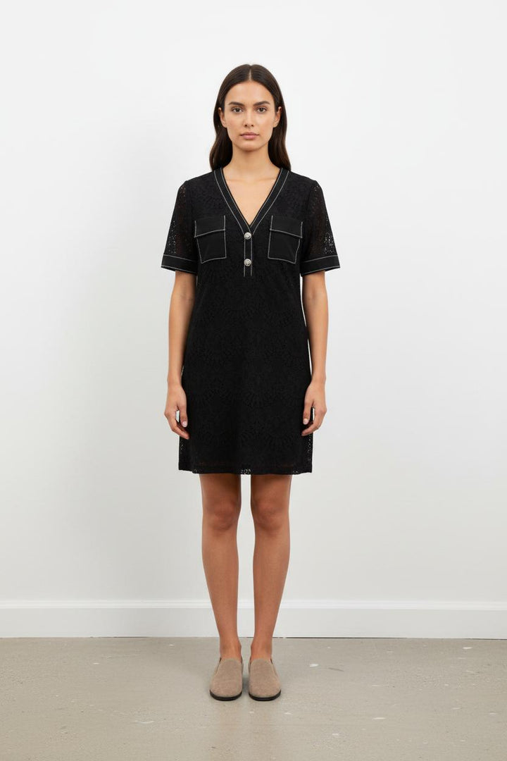 Robe Mi-Longue Noire - Taille XS/34