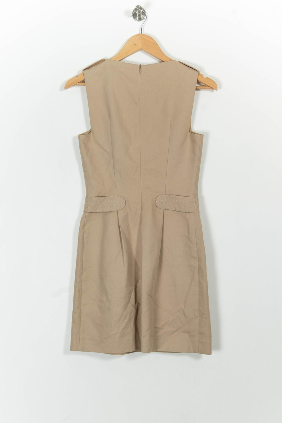 Robe Sans Manches Beige - Taille S/36 de la marque Tara Jarmon | PARAD66388 - Vendu par Paradigme - Image 4