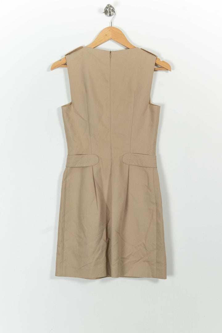 Robe Sans Manches Beige - Taille S/36 de la marque Tara Jarmon | PARAD66388 - Vendu par Paradigme - Image 4