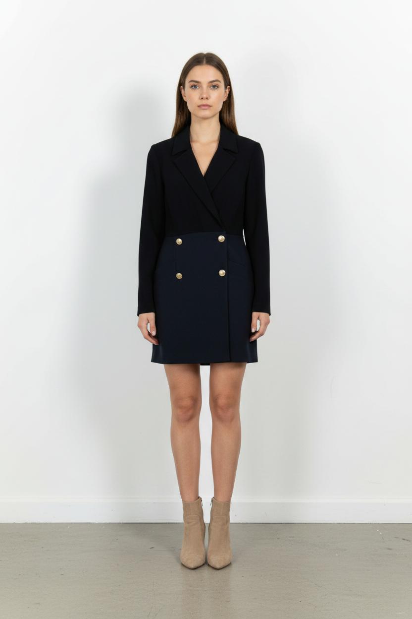 Robe Blazer Bleue - Taille XS/34 de la marque Claudie Pierlot | PARAD66391 - Vendu par Paradigme - Image 1