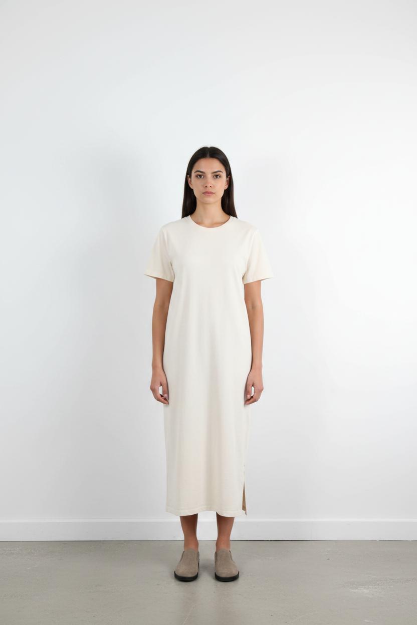 Robe Longue Beige - Taille M/38