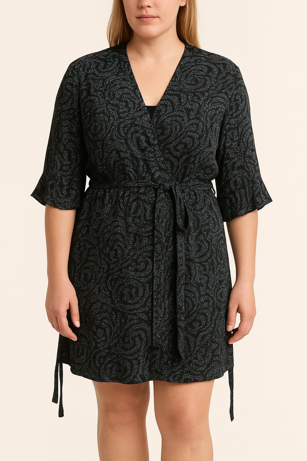 Robe Bleue et Noire - Taille XL/42 de la marque La Fée Maraboutée | PARAD66409 - Vendu par Paradigme - Image 1